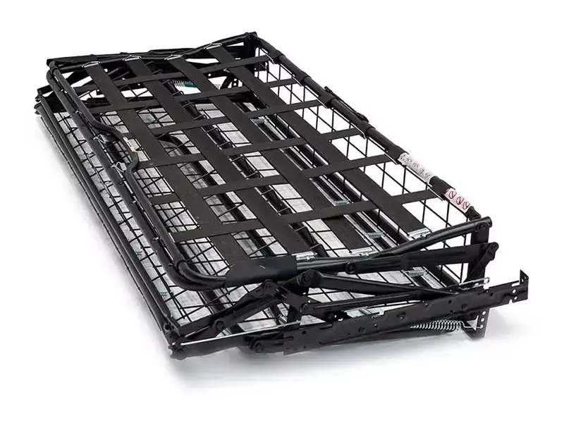 Mécanisme de canapé-lit à grille métallique 2 plis